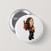 Comastar Haunted Bossen Personeelsspeler Ronde Button 5,7 Cm (Voorkant /achterkant)