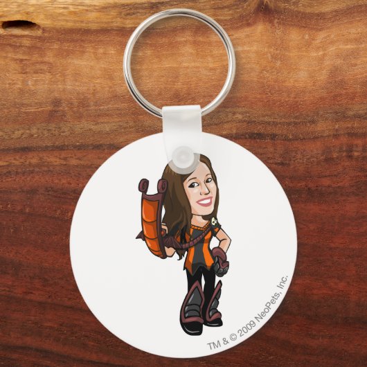 Comastar Haunted Bossen Personeelsspeler Sleutelhanger (Voorkant)