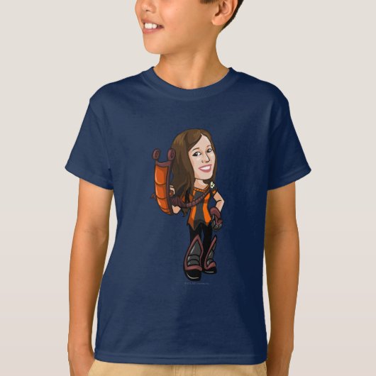 Comastar Haunted Bossen Personeelsspeler T-shirt (Voorkant)