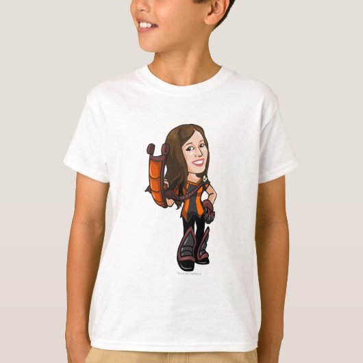 Comastar Haunted Bossen Personeelsspeler T-shirt (Voorkant)