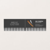 Comb en Razor Visitekaartje (Buitenkant ongevouwen)