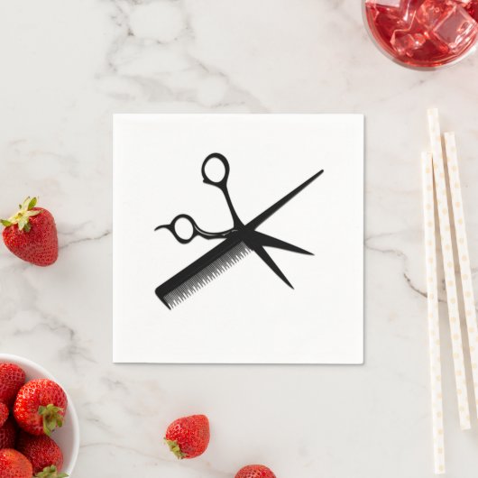 Comb en schaar design servetten (Insitu)