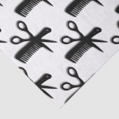 Comb en schaar design tissuepapier (Detail)