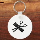 Comb en schaar sleutelhanger (Voorkant)