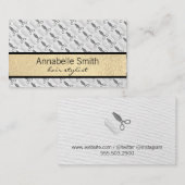 Comb en Shears / Hair Stylist Visitekaartje (Voorkant / Achterkant)