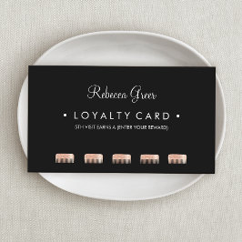 Comb Haarstylist 5 Punch Customer Loyalty Card