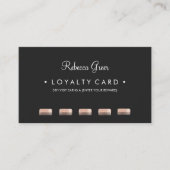 Comb Haarstylist 5 Punch Customer Loyalty Card (Voorkant)