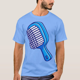 Comb Hair Cartoon T-shirt