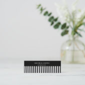 Comb hair salon professionele cover mini visitekaartje (Staand voorkant)