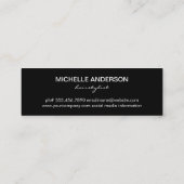 Comb Mini Visitekaartje (Achterkant)