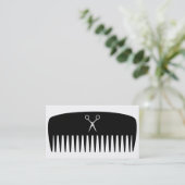 Comb & Shears Visitekaartje (Staand voorkant)