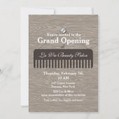 Comb Sign Salon Grand Opening Kaart (Voorkant)