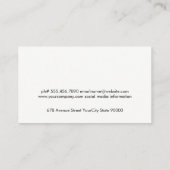 Comb Visitekaartje (Achterkant)