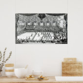 Combat a la Barriere Poster (Keuken)