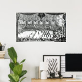 Combat a la Barriere Poster (Thuiskantoor)