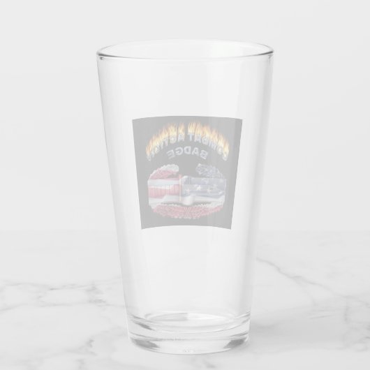 Combat Action Badge-vlamontwerp Glas (Achterkant)