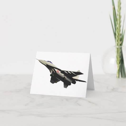 Combat Aircraft Note Cards Kaart (Voorkant)