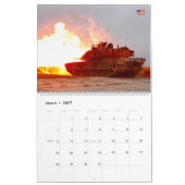 COMBAT ARMOR - Amerikaanse militaire pantservoertu Kalender (Mar 2027)