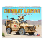 COMBAT ARMOR - Amerikaanse militaire pantservoertu Kalender (Hoes)