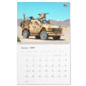 COMBAT ARMOR - Amerikaanse militaire pantservoertu Kalender (Jan 2027)