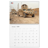 COMBAT ARMOR - Amerikaanse militaire pantservoertu Kalender (Jan 2027)