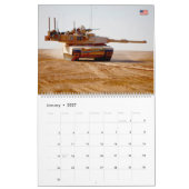 COMBAT ARMOR - Amerikaanse militaire pantservoertu Kalender (Jan 2027)