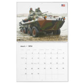 COMBAT ARMOR - Amerikaanse militaire pantservoertu Kalender (Mar 2026)