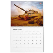 COMBAT ARMOR - Amerikaanse militaire pantservoertu Kalender (Feb 2027)