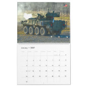 COMBAT ARMOR - Amerikaanse militaire pantservoertu Kalender (Jan 2027)