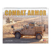 COMBAT ARMOR - Amerikaanse militaire pantservoertu Kalender (Hoes)