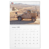 COMBAT ARMOR - Amerikaanse militaire pantservoertu Kalender (Jan 2027)