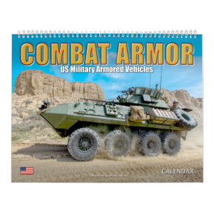 COMBAT ARMOR - Amerikaanse militaire pantservoertu Kalender