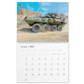 COMBAT ARMOR - Amerikaanse militaire pantservoertu Kalender (Jan 2027)