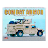 COMBAT ARMOR - Amerikaanse militaire pantservoertu Kalender (Hoes)