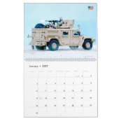 COMBAT ARMOR - Amerikaanse militaire pantservoertu Kalender (Jan 2027)