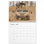 COMBAT ARMOR - Amerikaanse militaire pantservoertu Kalender (Feb 2027)