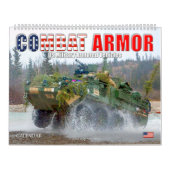COMBAT ARMOR - Amerikaanse militaire pantservoertu Kalender (Hoes)