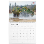 COMBAT ARMOR - Amerikaanse militaire pantservoertu Kalender (Jan 2026)