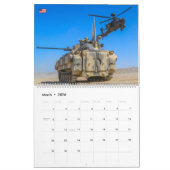 COMBAT ARMOR - Amerikaanse militaire pantservoertu Kalender (Mar 2026)