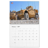 COMBAT ARMOR - Amerikaanse militaire pantservoertu Kalender (Feb 2027)