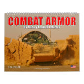 COMBAT ARMOR - Amerikaanse militaire pantservoertu Kalender (Hoes)