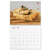 COMBAT ARMOR - Amerikaanse militaire pantservoertu Kalender (Mar 2027)
