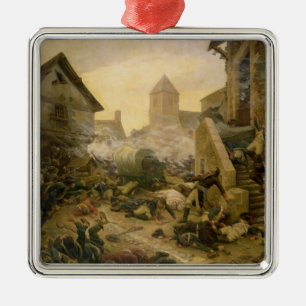 Combat bij Cholet of de moord op generaal Metalen Ornament