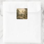 Combat bij Cholet of de moord op generaal Vierkante Sticker (Tas)