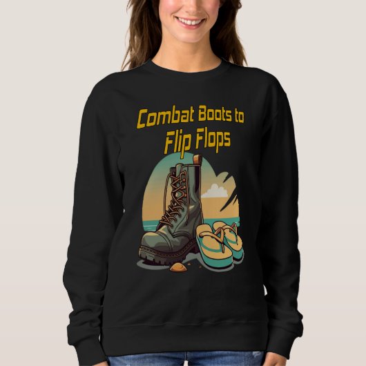 Combat Boots voor Teenslippers Trui (Voorkant)