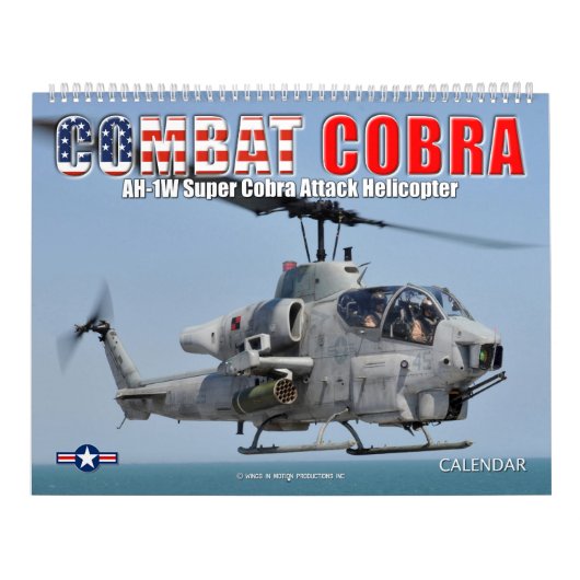 COMBAT COBRA - AH-1 aanvalshelikopter Kalender (Hoes)