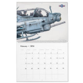 COMBAT COCKPIT - Amerikaanse militaire Vliegtuig c Kalender (Feb 2026)