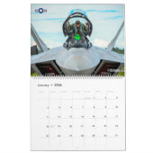 COMBAT COCKPIT - Amerikaanse militaire Vliegtuig c Kalender (Jan 2026)