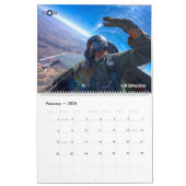 COMBAT COCKPIT - Amerikaanse militaire Vliegtuig c Kalender (Feb 2026)