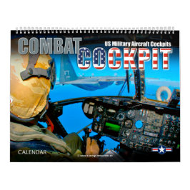 COMBAT COCKPIT - Amerikaanse militaire Vliegtuig c Kalender